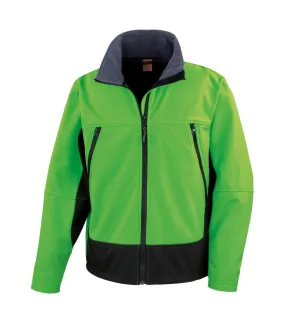 Veste imperméable coupe-vent homme vert/noir Result