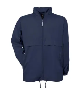 Veste légère coupe-vent hommes bleu marine B&C