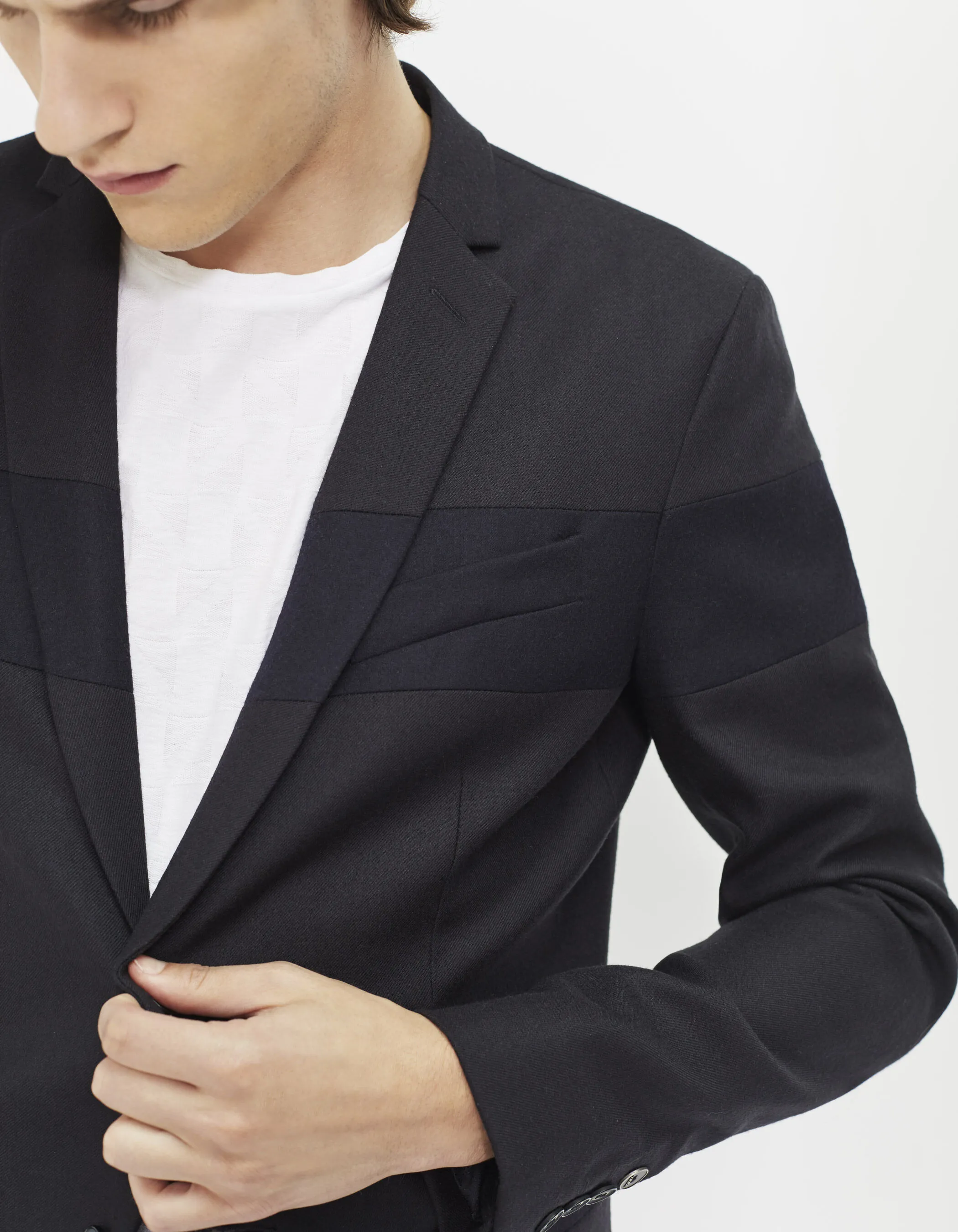 Veste marine pour homme
