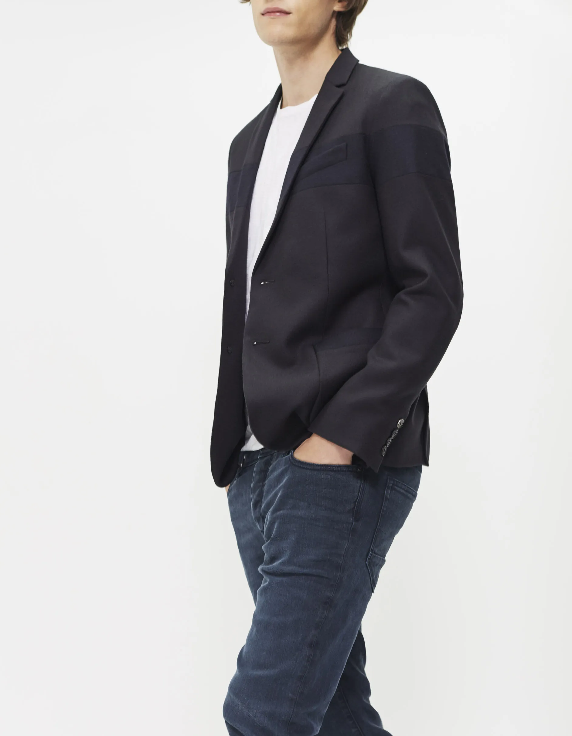 Veste marine pour homme