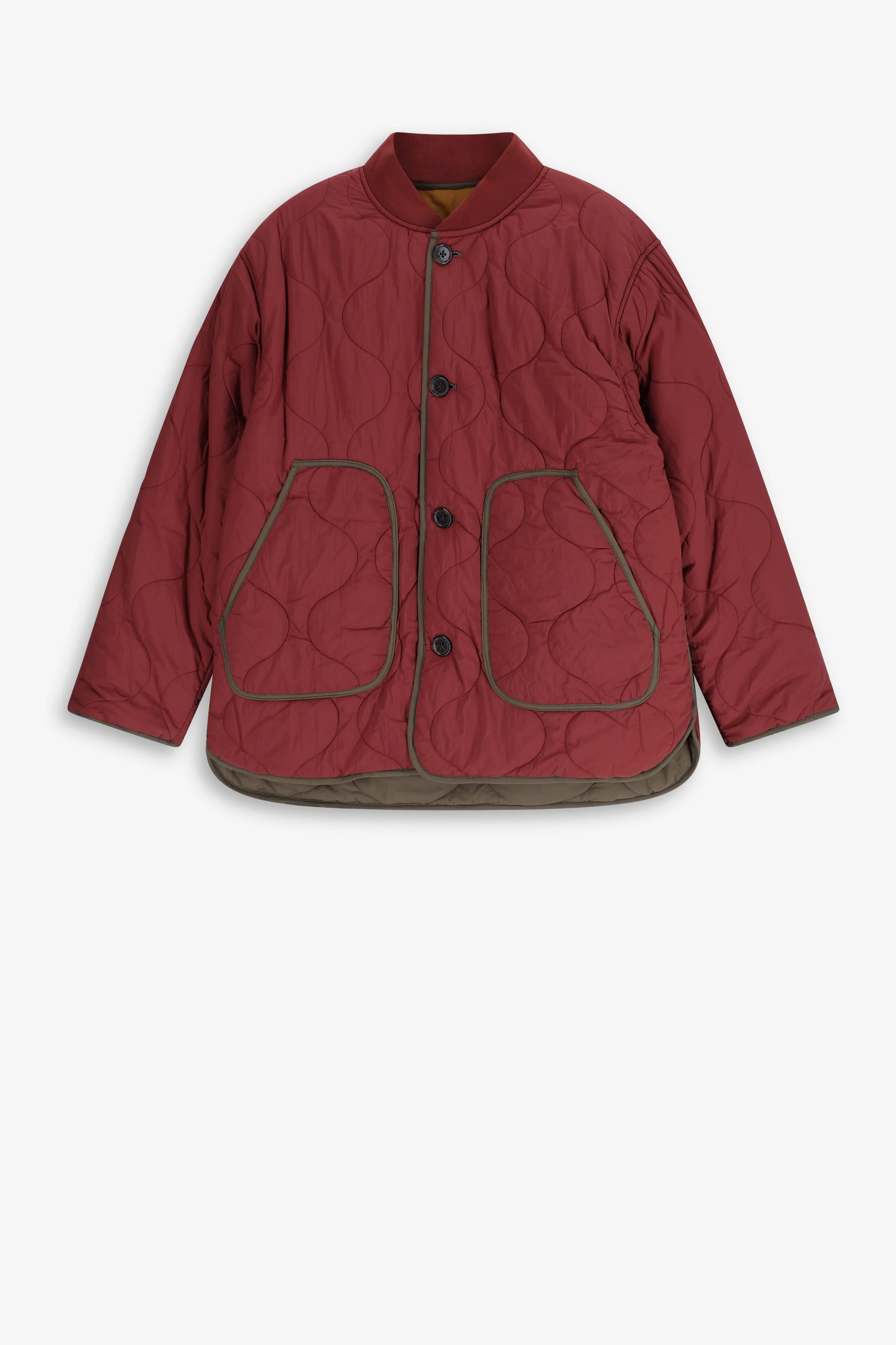 Veste matelassée color block - multicolore