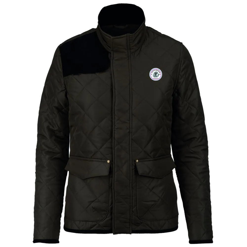 Veste matelassée Homme ou Femme Chasse – Ecusson Fauve de Bretagne