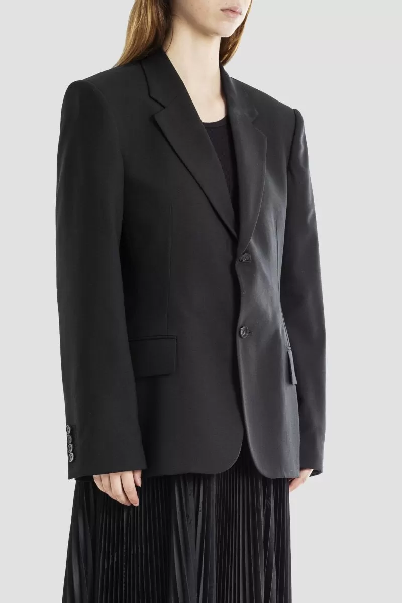Veste noire en laine