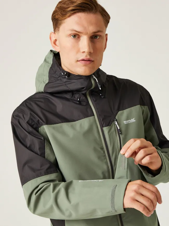 Veste parka highton vert noir homme - Regatta | wimod