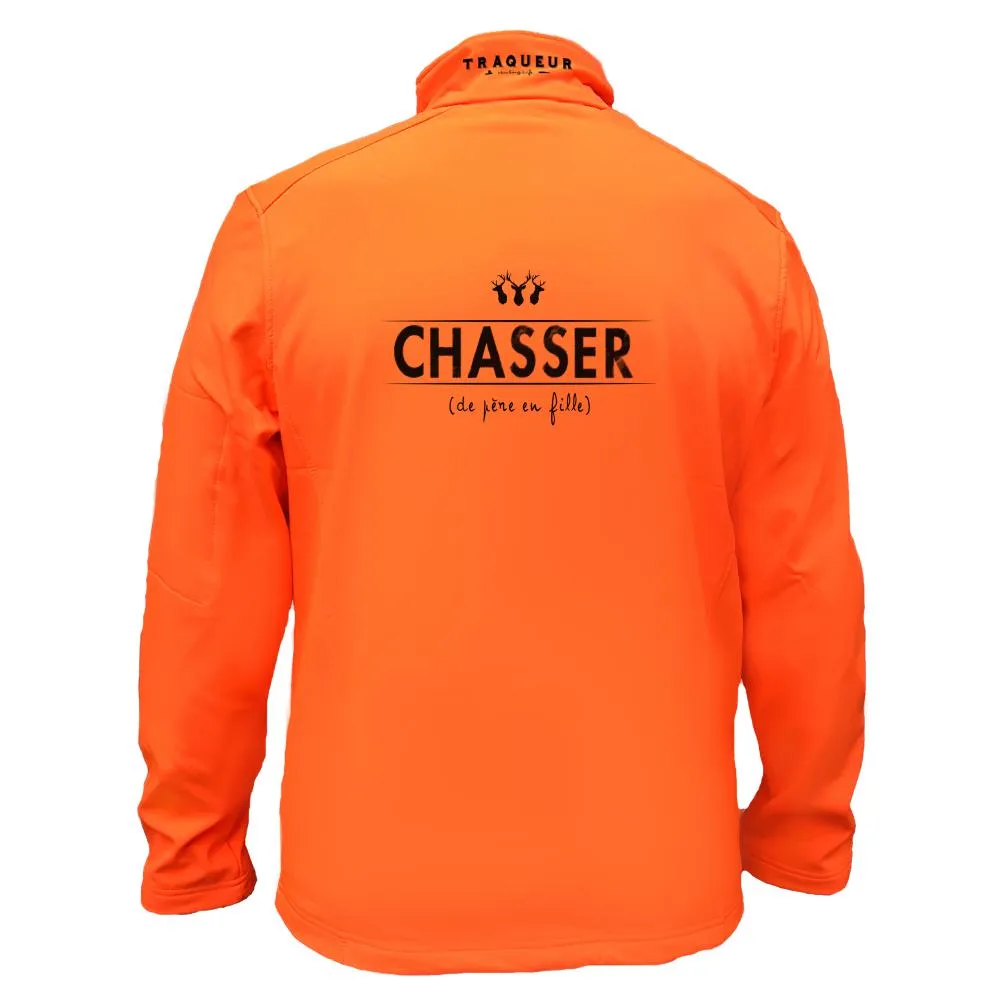 Veste softshell Homme et Femme avec/sans capuche – Chasser de père en fille