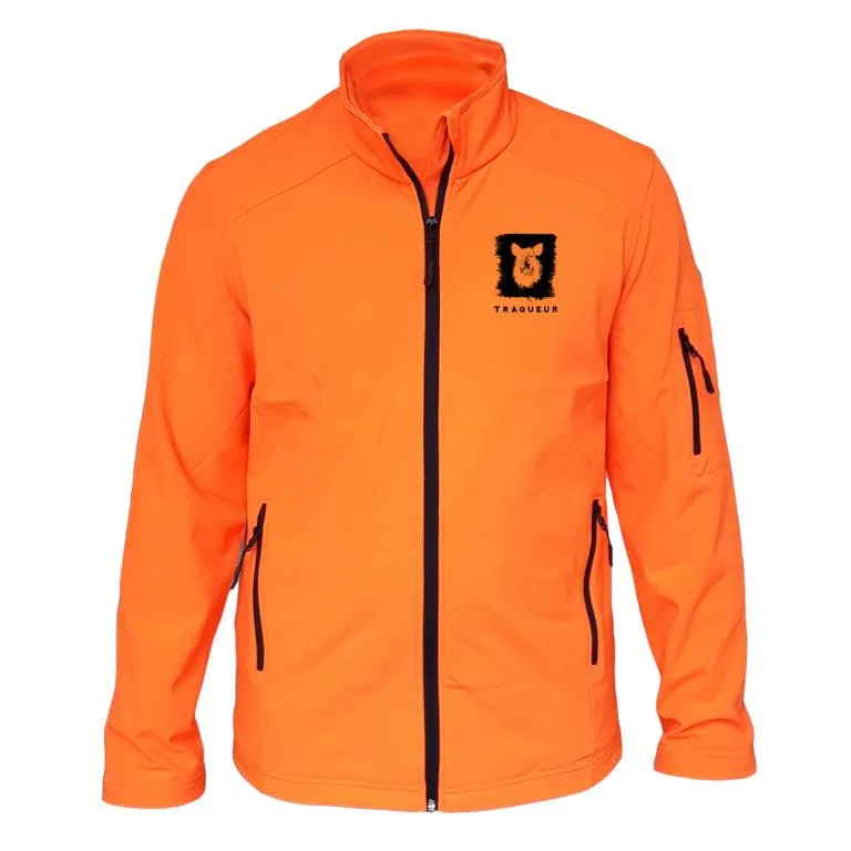 Veste softshell Homme ou Femme avec/sans capuche – Traqueur Sanglier
