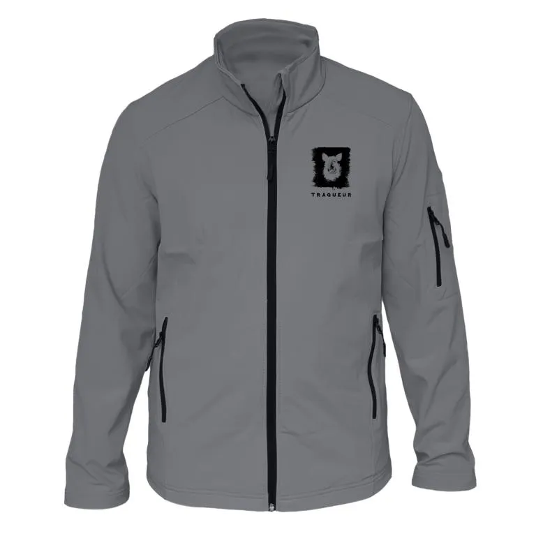 Veste softshell Homme ou Femme avec/sans capuche – Traqueur Sanglier