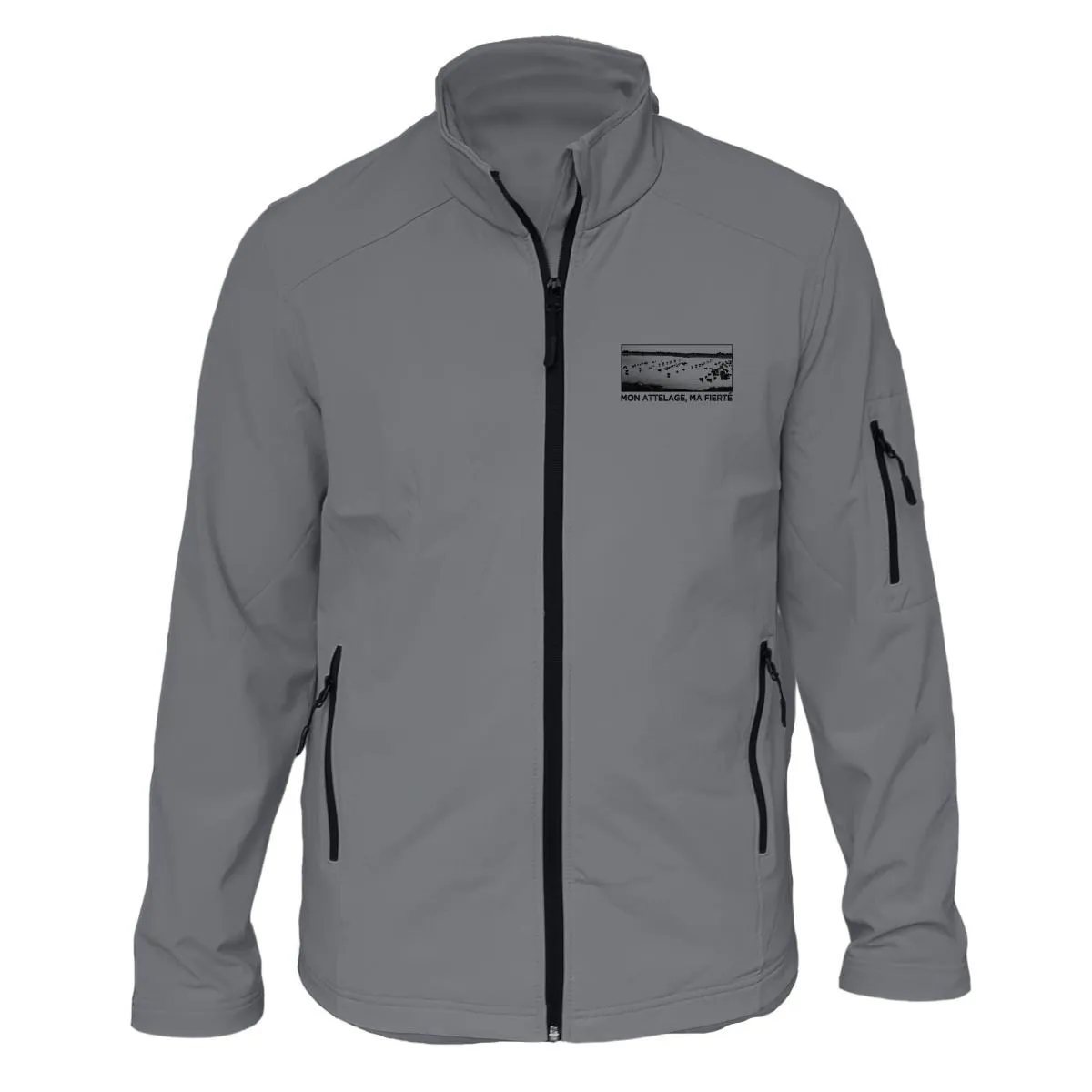Veste softshell Migrateur Homme ou Femme avec/sans capuche – Mon attelage, ma fierté