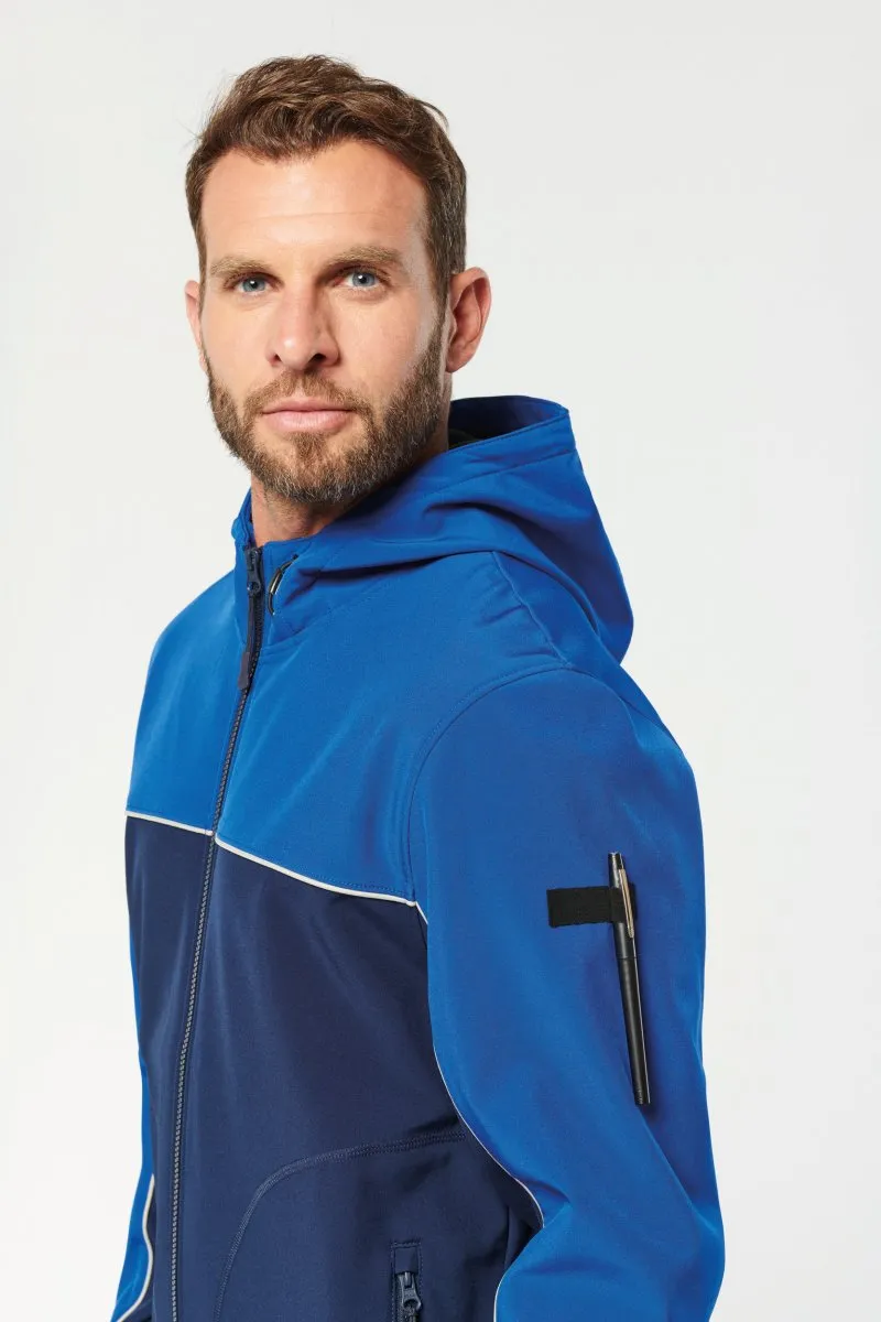 Veste softshell personnalisée bicolore