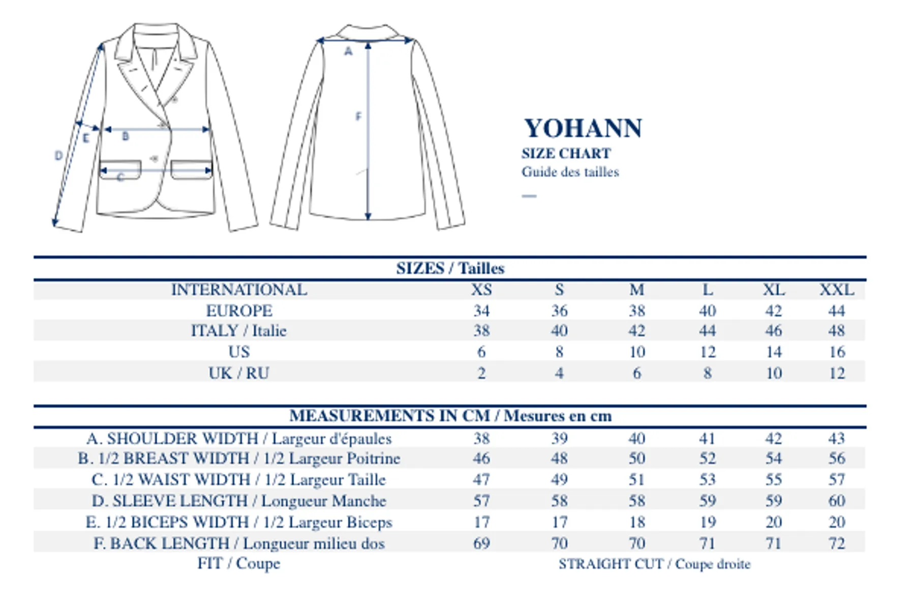 Veste Yohan en lin bleu