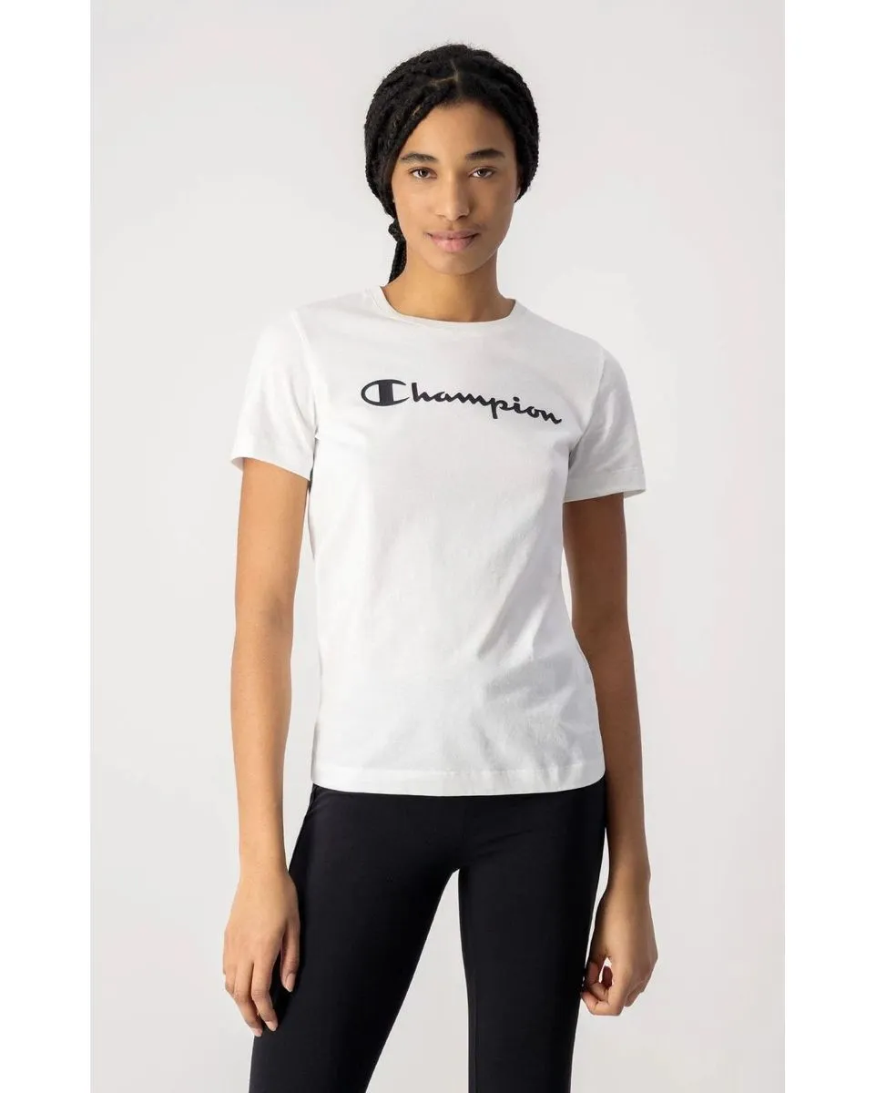 women's short sleeve crewneck t-shirt - white