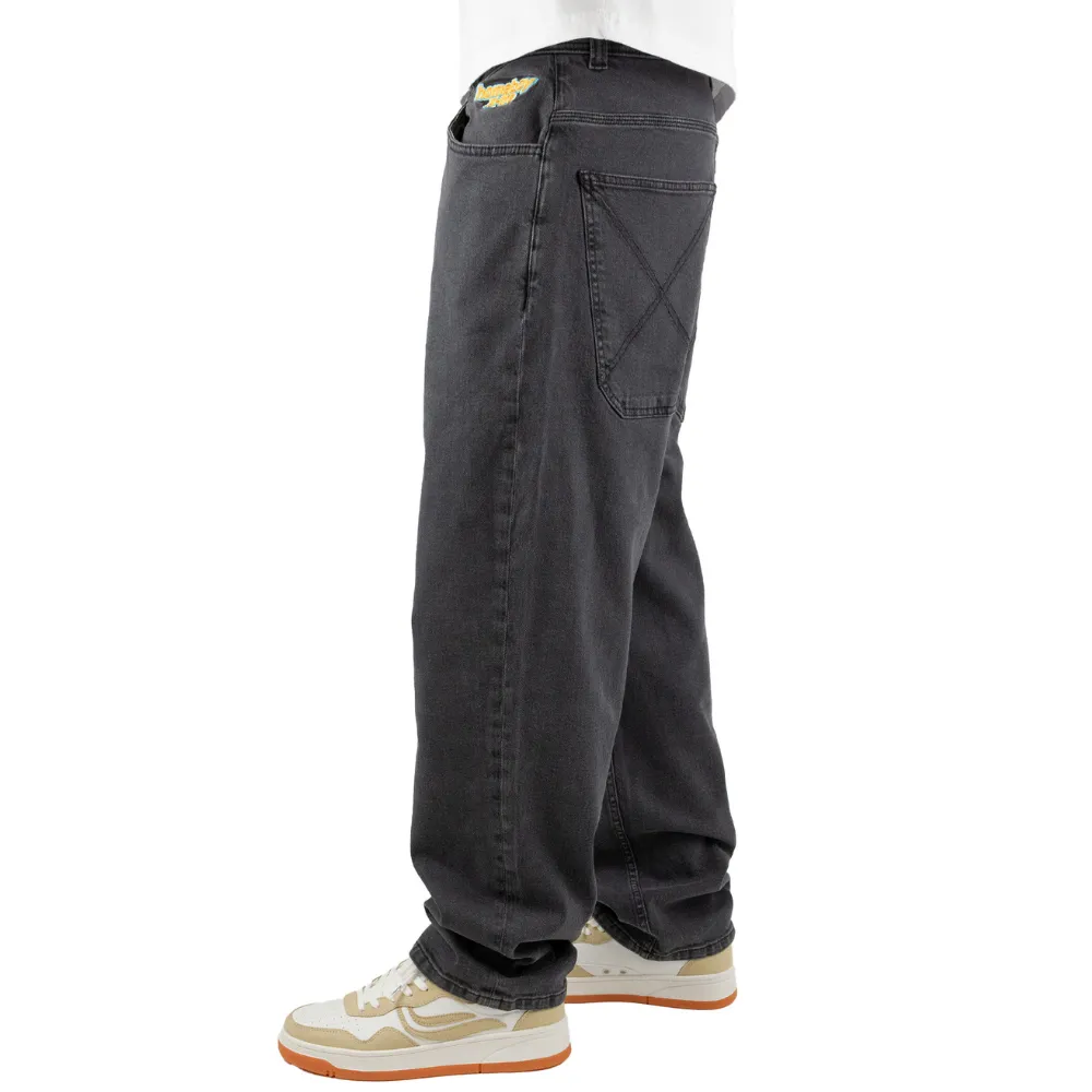 X-Tra Baggy Denim Washed Grey Jeans