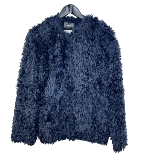 Zadig & Voltaire blue faux fur coat, size M - Yallä