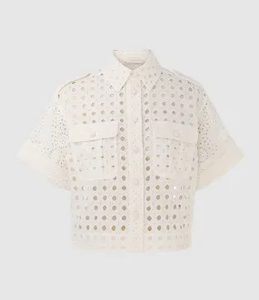 ZIMMERMANN Partager  Chemise Matchmaker Blanc  